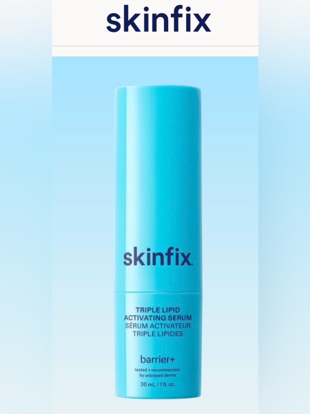 Skinfix Triple Lipid Activating Serum - NWT